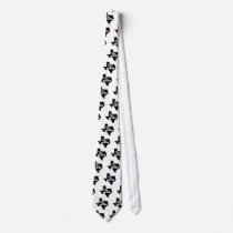 Let's Mess With Texas Black Neck Tie