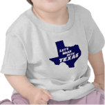 Let's Mess With Texas Blue T-shirt