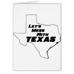 Let's Mess With Texas White cards