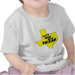 Let's Mess With Texas Yellow t-shirts