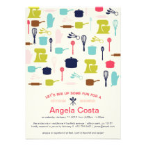 Let's Mix Up Some Fun - Kitchen Bridal Shower invitations