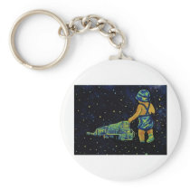 Let's Move- baby Train Keychain