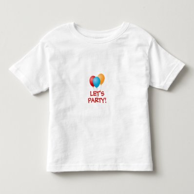 LET'S PARTY Balloons toddler T-shirt