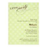 Lets Party Birthday Custom Invite