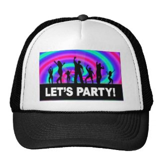 Lets Party Birthday Dancing Trucker Hat