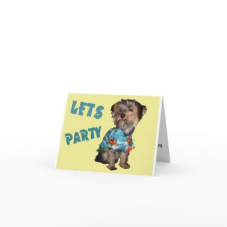 LET'S PARTY card