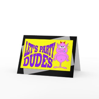 Let's Party card