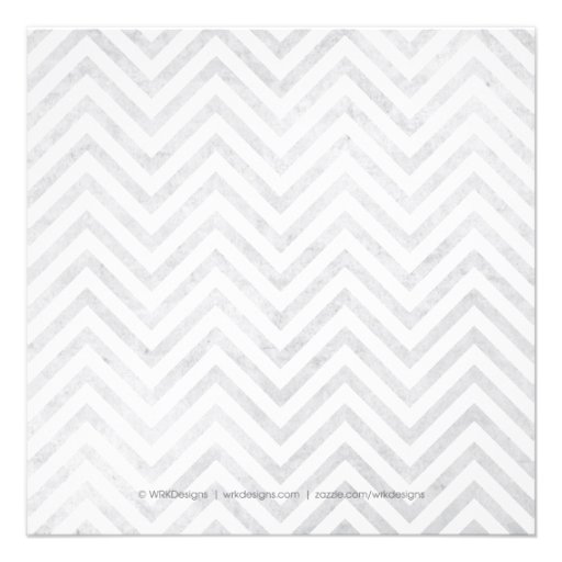 Let's Party Chevron and Dot Invite