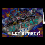 LET'S PARTY! Las Vegas Card cards