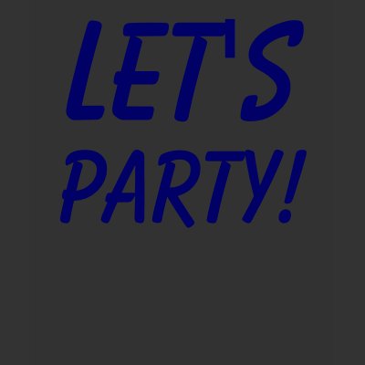 LET'S PARTY! Men's Tee Shirts by trippychicken