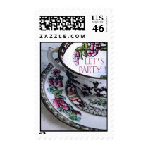Let's Party Postage Stamp