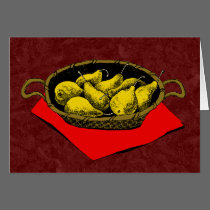 "Let's Pear Up" cards
