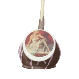 Lets Play a Game - Retro Pinup Girl Cake Pops
