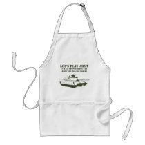 Let's Play Army Apron