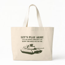 Let's Play Army Tote Bag