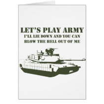 Let's Play Army Card