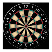 Lets Play Darts Poster