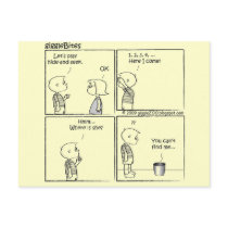Lets Play Hide-and-Seek postcards