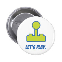 Let's Play Pinback Buttons