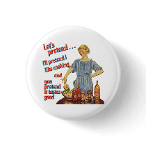 Let's Pretend Mini Button