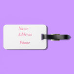 Let's Roll Out luggage tags