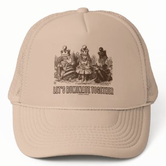 Let's Ruminate Together (Alice Red White Queens) hat