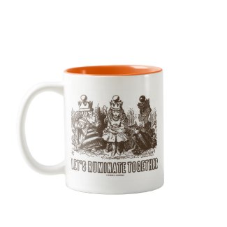 Let's Ruminate Together (Alice Red White Queens) mug