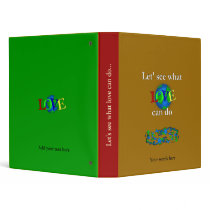 Let's See What Love Can Do binders by quakershop Let's See What Love Can Do binders