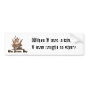Let's Share bumper stickers