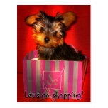 Let's Shop  Customizable Postcard