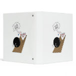 lets split scared bowling pins cartoon humor binders
