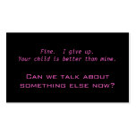 Let's talk about tv instead business card templates