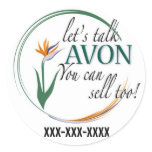 Let's Talk Avon Stickers