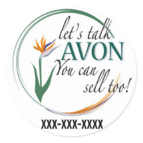 Let's Talk Avon Stickers