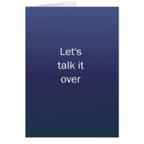 Lets Talk It Over cards