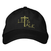 Let's Talk (Jesus) embroidered hats