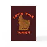Let's Talk Turkey Thanksgiving Apparel Card
