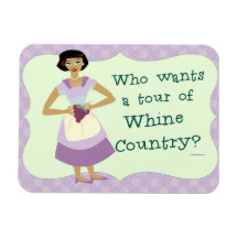 Lets Tour Whine Country! Rectangular Magnet