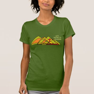 LET&#39;S TRAVEL TO SUMMER TEE SHIRT