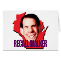 Let's work to Recall Scott Walker Greeting Card
