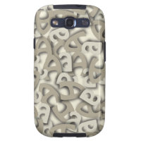 Letter A Gray Samsung Galaxy SIII Cover