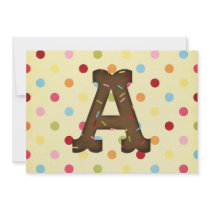 Letter A invitations by Just2Cute Letter A invitations