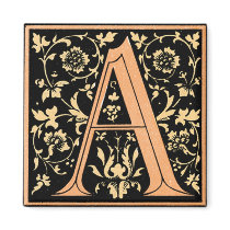 Letter A Magnet by dchaddad Letter A Magnet