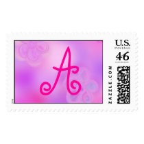 Letter A Monogram Stamp