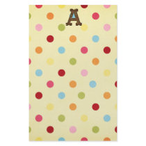 Letter A stationery by Just2Cute Letter A stationery