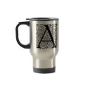 Letter 'A' - Travel Mug