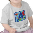 Letter A t-shirts