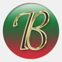 LETTER B+gifts Sticker