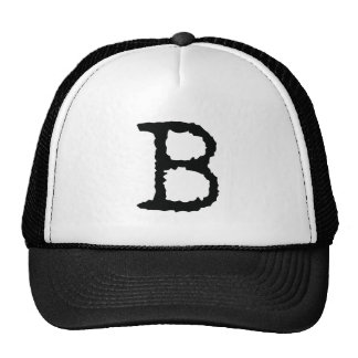 Letter B Hats And Letter B Trucker Hat Designs