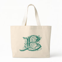 Letter B Monogram Canvas Bag